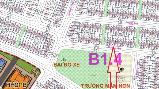 B1.4 lk 25 ô 21 thanh hà batdongsanthanhha.net.vn